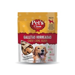 Snack Perros Pet's Class Carne Asada 400 g.