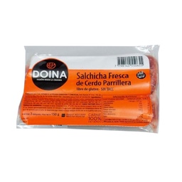 Salchicha Fresca de Cerdo Doina Parrillera 150 g. (3 uni)