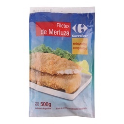 Filetes de Merluza Rebozado Carrefour Congelados 500 g.