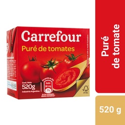 Puré de Tomate Carrefour Classic 520 g.