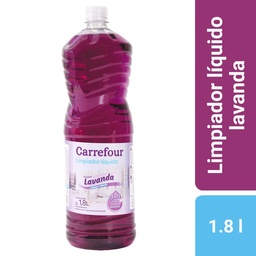 Limpiador Líquido Carrefour Lavanda 1.8 l.