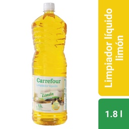 Limpiador Líquido Carrefour Limón 1.8 l.