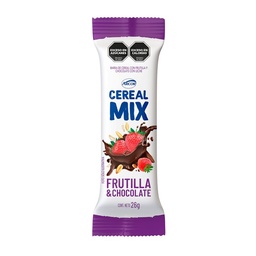 Barra de Cereal Rellena Cereal Mix Frutilla con Chocolate 26 g.