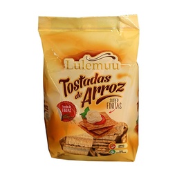 Tostadas de Arroz Lulemuu con Sal 120 g. Sin Tacc