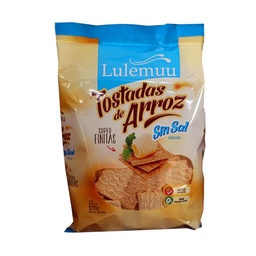 Tostadas de Arroz Lulemuu Sin Sal 120 g. Sin Tacc