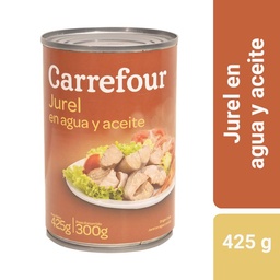 Jurel en Agua y Aceite Carrefour 425 g.