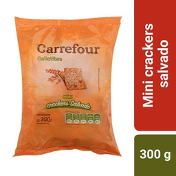 Galletitas Crackers Carrefour Classic Salvado 300 g.