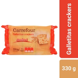 Galletitas Crackers Carrefour Classic Sandwich 3 x 110 g.