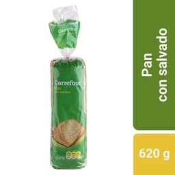 Pan de Mesa Carrefour Classic con Salvado 620 g.