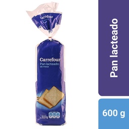 Pan de Mesa Carrefour Classic Blanco Lacteado 600 g.