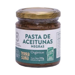 Pasta de Aceitunas Negras Terrasana Orgánica 235 g.