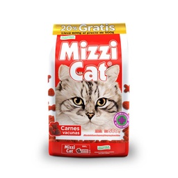 Alimento para Gato Mizzi Cat Carnes Vacunas 600 g