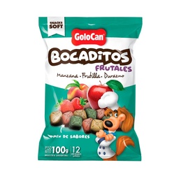 Snack Perros Golocan Bocaditos Frutales 100 g.