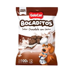 Snack Perros Golocan Bocaditos Choco/leche 100 g.