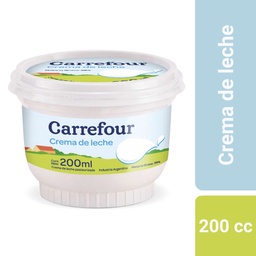 Crema de Leche Carrefour Classic 200 cc.