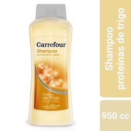 Shampoo Carrefour proteínas de trigo 950 cc.