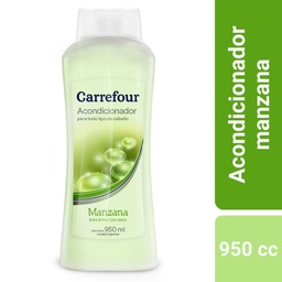 Acondicionador Carrefour Manzana Extra Brillo 950 cc.