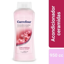 Acondicionador Carrefour Ceramidas Fortalecedor 950 cc.