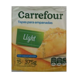 Tapa para Empanadas Light Carrefour en Bolsa 15 uni