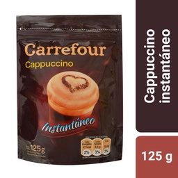 Cappuccino Instantáneo Carrefour Classic 125 g.