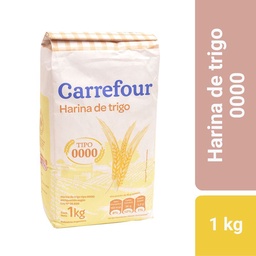 Harina de Trigo Carrefour 0000 1 kg.