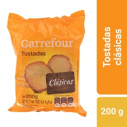 Tostadas Clásicas Carrefour Classic 200 g.