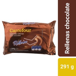 Galletitas Carrefour Classic Chocolate Relleno Crema de Limón 291 g.