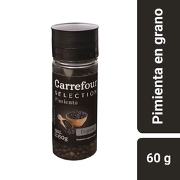 Molinillo Pimienta Negra Carrefour Selection 60 g.