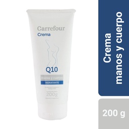 Crema Corporal Carrefour Hidratante Q10 200 cc.