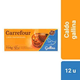 Caldo de Gallina Carrefour Classic en Cubos 12 u.