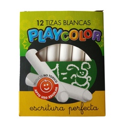 Tizas Blancas Playcolor 12 u.