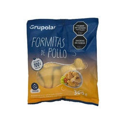 Formitas de Pollo Grupolar en Bolsa 300 g.