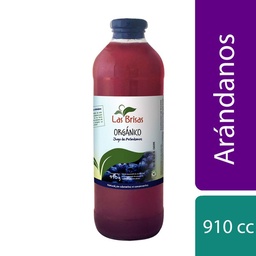 Jugo Orgánico de Arándano Las Brisas Botella 910 cc.