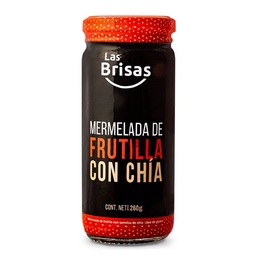 Mermelada Frutilla con Chía Las Brisas Sin Tacc 260 g.