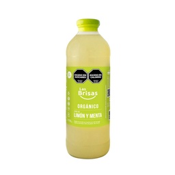 Jugo Orgánico Las Brisas Limonada con Menta en Botella 910 cc.