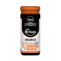 Mermelada Orgánica Sin Azúcar Las Brisas de Zanahora y Naranja 240 g.