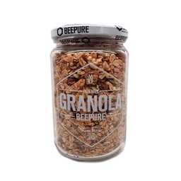 Granola Artesanal Beepure con Miel en Frasco 330 g.