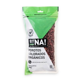 Porotos Byna Colorados Orgánicos Zip 600 g.