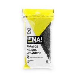 Porotos Byna Negros Orgánicos Zip 600 g.