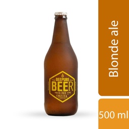 Cerveza Blonde Ale Beepure Botella 500 ml.