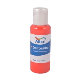 Acrílico Alba Decoralba Rojo x 60 ml