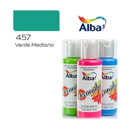 Acrílico Alba Verde Mediano 60 cc.