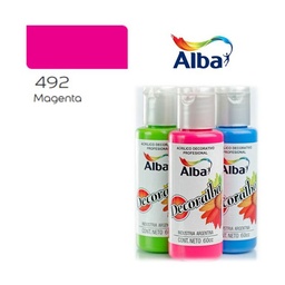 Acrílico Alba Magenta 60 cc.