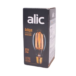 Lámpara Filamento Alic Antique Bt54 24 W