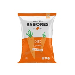 Chips Zanahoria Nuestros Sabores Bolsa Sin Tacc 80 g.