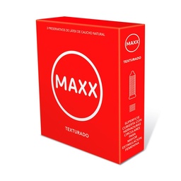 Preservativos Maxx Texturado en Caja 3 uni