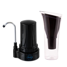 Purificador de Agua Compact Negro + Jarra Purificadora Sense Negra  Dvigi