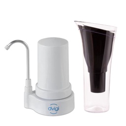 Purificador de Agua Compact Blanco + Jarra Purificadora Sense Negra Dvigi