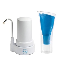 Purificador de Agua Compact Blanco + Jarra Purificadora Sense Azul Dvigi