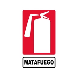 Cartel 15x25 Matafuegos
